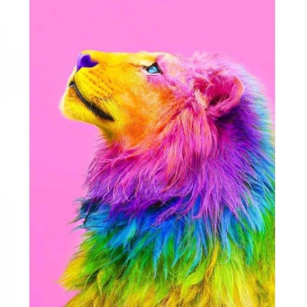 Regenboog leeuw