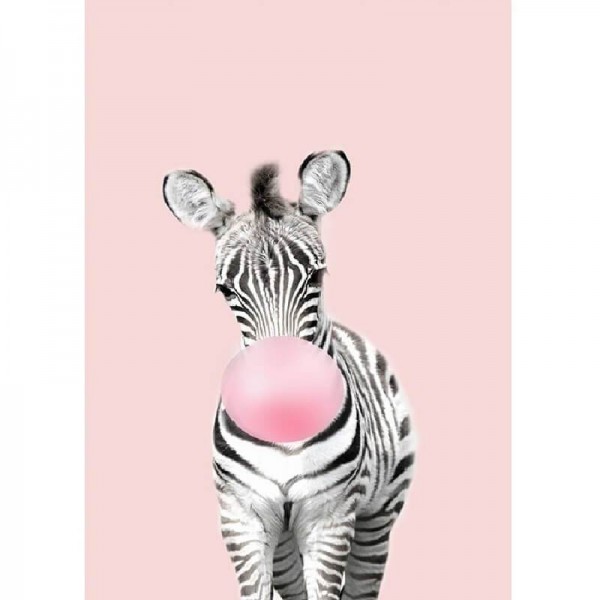 Baby zebra-roze