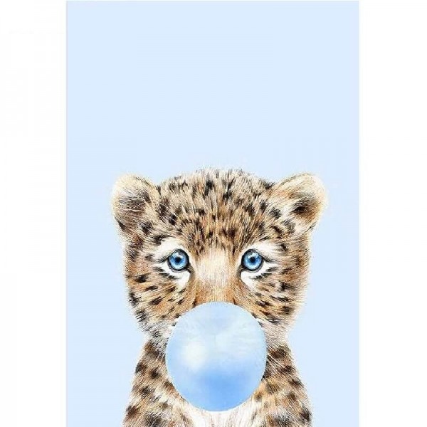 Baby luipaard-blauw
