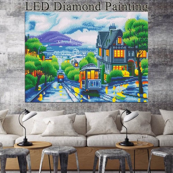 LED diamond painting 40x50cm