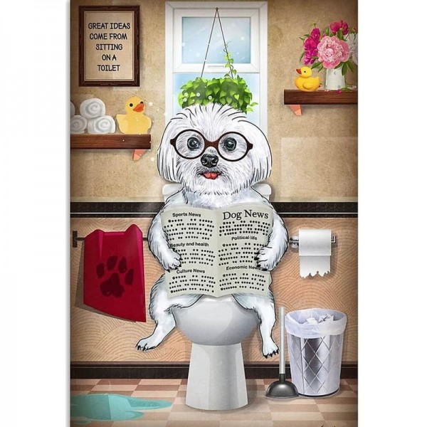 Hond op toilet | 11 soorten