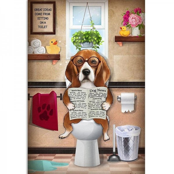 Hond op toilet | 11 soorten