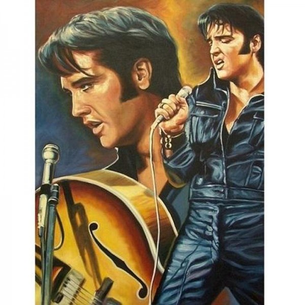 Elvis Presley zingend